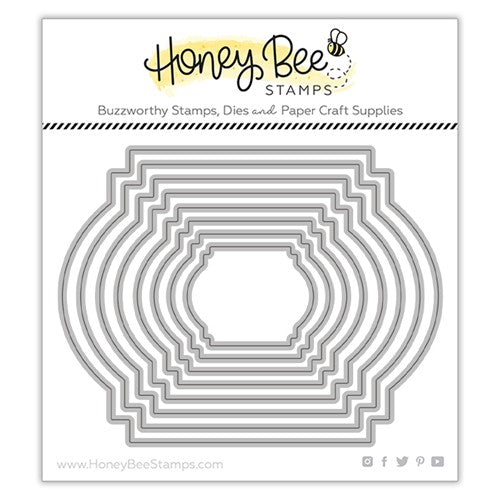 Simon Says Stamp! Honey Bee STACKING ART DECO LABELS Dies hbdssadl