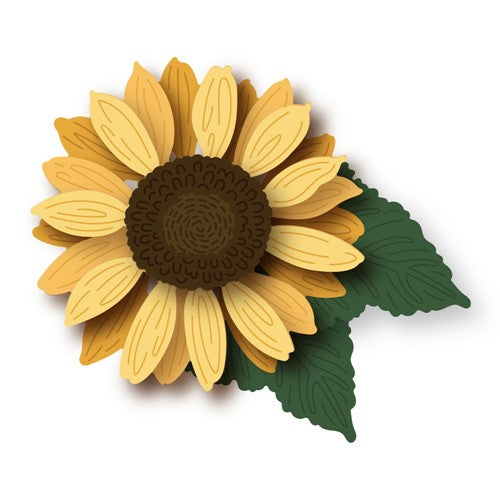 Simon Says Stamp! Honey Bee LOVELY LAYERS SUNFLOWERS Dies hbdsllsfl