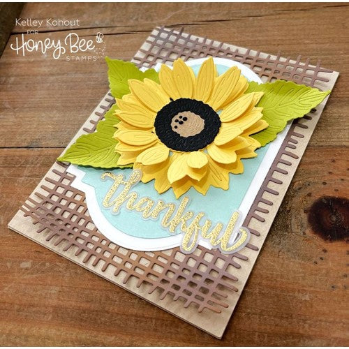 Simon Says Stamp! Honey Bee LOVELY LAYERS SUNFLOWERS Dies hbdsllsfl