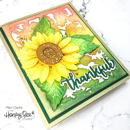 Simon Says Stamp! Honey Bee LOVELY LAYERS SUNFLOWERS Dies hbdsllsfl