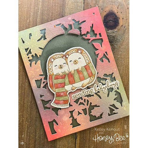 Simon Says Stamp! Honey Bee AUTUMN SPLENDOR A2 COVERPLATE Die hbdsasa2