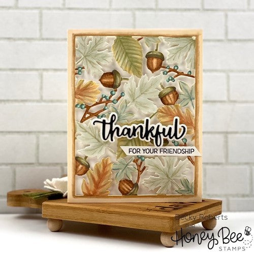 Simon Says Stamp! Honey Bee AUTUMN SPLENDOR A2 COVERPLATE Die hbdsasa2