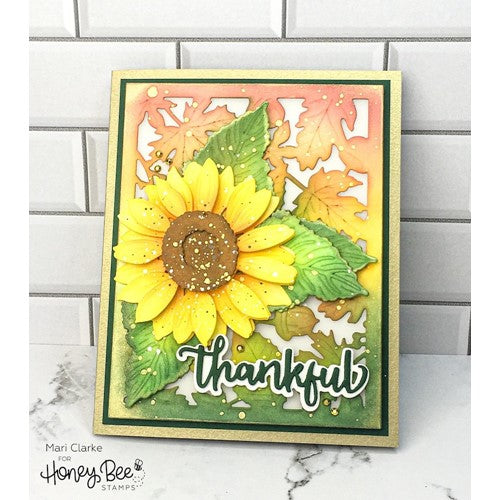 Simon Says Stamp! Honey Bee AUTUMN SPLENDOR A2 COVERPLATE Die hbdsasa2