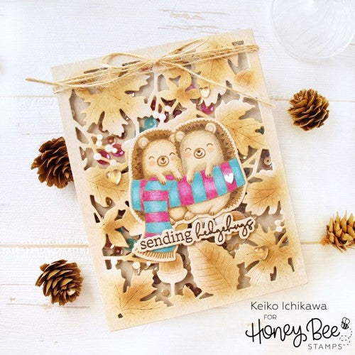 Simon Says Stamp! Honey Bee AUTUMN SPLENDOR A2 COVERPLATE Die hbdsasa2