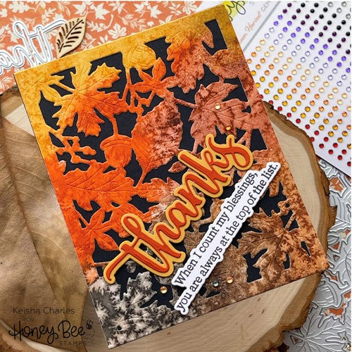Simon Says Stamp! Honey Bee AUTUMN SPLENDOR A2 COVERPLATE Die hbdsasa2 | color-code:ALT12