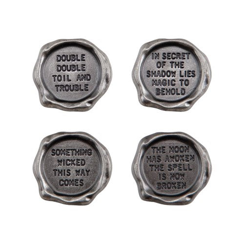 Simon Says Stamp! Tim Holtz Idea-ology 2021 HALLOWEEN Quote Seals th94163