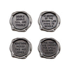Simon Says Stamp! Tim Holtz Idea-ology 2021 HALLOWEEN Quote Seals th94163