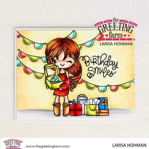 Simon Says Stamp! The Greeting Farm MISS ANYA BIRTHDAY Clear Stamps tgf600 | color-code:ALT2