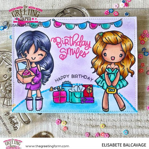 Simon Says Stamp! The Greeting Farm MISS ANYA BIRTHDAY Clear Stamps tgf600 | color-code:ALT3