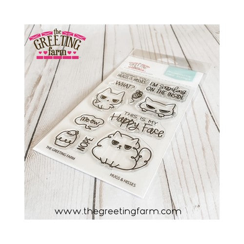 Simon Says Stamp! The Greeting Farm HUGS AND HISSES Clear Stamps tgf599