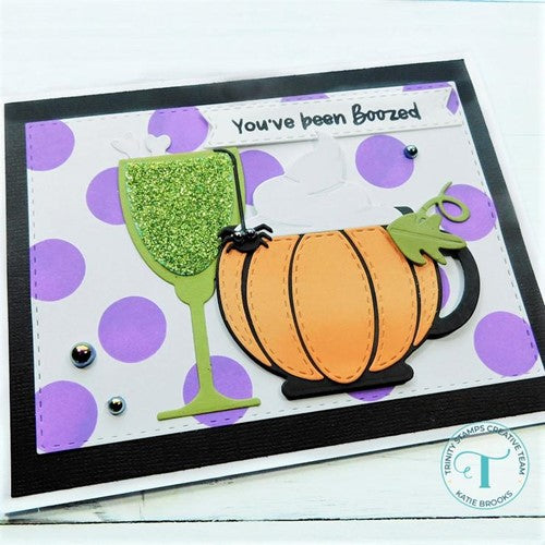 Simon Says Stamp! Trinity Stamps TRICK OR DRINK Clear Stamp Set tps146