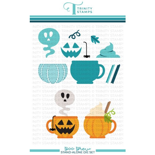 Simon Says Stamp! Trinity Stamps BOO BREW Die Set tmd088