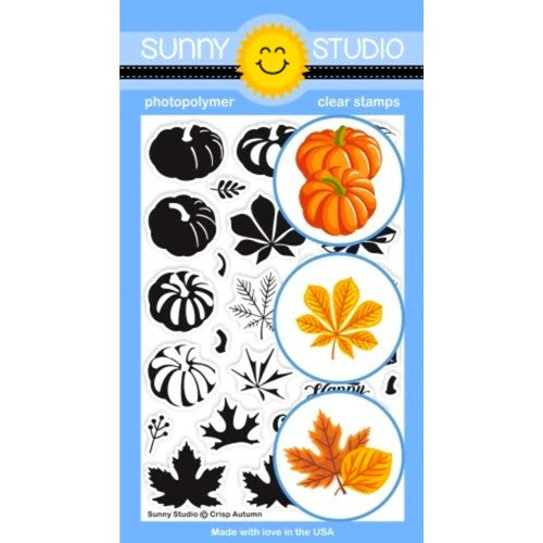 Simon Says Stamp! Sunny Studio CRISP AUTUMN Clear Stamps sscl-306