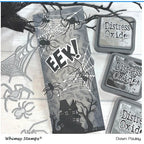 Simon Says Stamp! Whimsy Stamps BATS GALORE Slimline Embossing Folder WSEF05