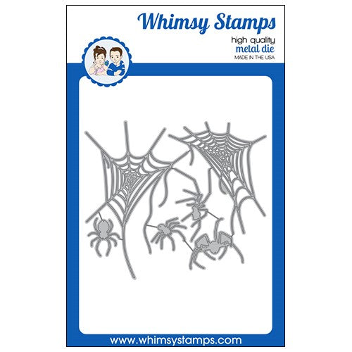 Simon Says Stamp! Whimsy Stamps SPIDERS AND WEBS Dies WSD395a