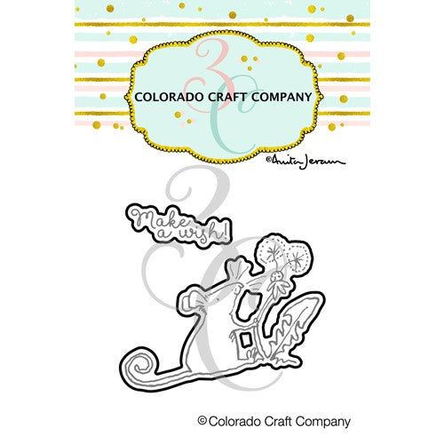 Simon Says Stamp! Colorado Craft Company Anita Jeram MAKE A WISHI Mini Dies AJ482-D