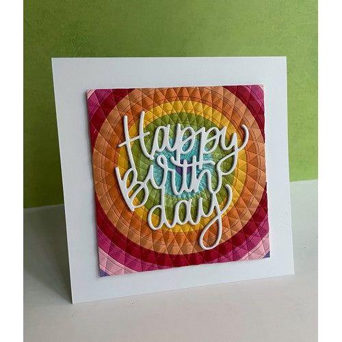 Simon Says Stamp Large Happy Birthday Wafer Die sssd112404