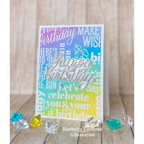 Simon Says Stamp! Simon Says Stamp BIG HAPPY BIRTHDAY Wafer Dies sssd112437