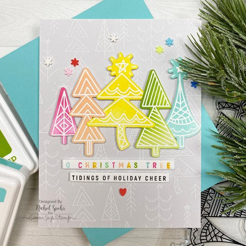 Simon Says Stamp! Simon Says Stamp MERRY CHRISTMAS TREES Wafer Dies sssd112417c | color-code:ALT3
