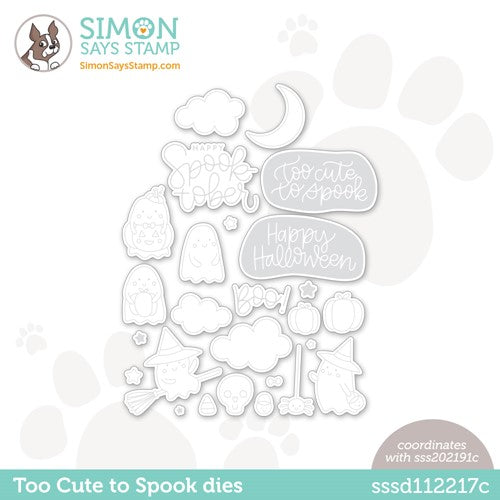 Simon Says Stamp! Simon Says Stamp TOO CUTE TO SPOOK Wafer Dies sssd112217c