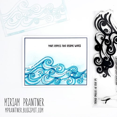 Simon Says Stamp! Simon Says Stamp Stencil WAVES OF CHANGE ssst221559 | color-code:ALT0