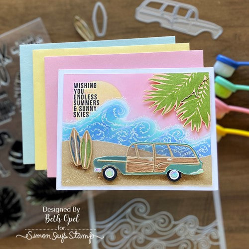 Simon Says Stamp! Simon Says Stamp Stencil WAVES OF CHANGE ssst221559