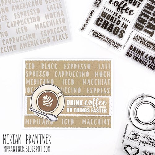 Simon Says Stamp! Simon Says Stamp Stencil COFFEE DRINKS ssst221562 | color-code:ALT0