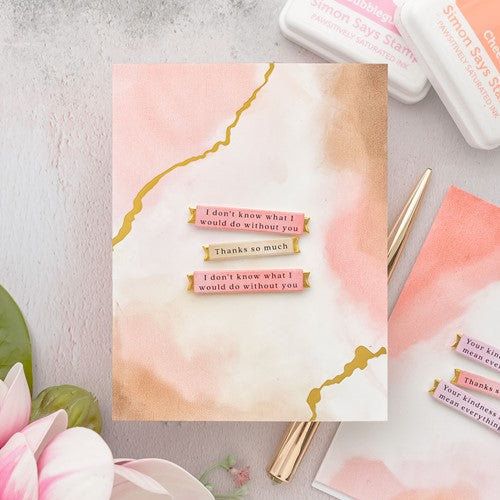 Simon Says Stamp! Simon Says Stamp Sentiment Strips ALL THE THANKS sssg131067 | color-code:ALT00