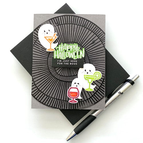Simon Says Stamp! Simon Says Stamp Sentiment Strips REVERSE SPOOKY SALUTATIONS sssg131064