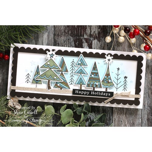 Simon Says Stamp! Simon Says Stamp Sentiment Strips REVERSE MERRIEST CHRISTMAS sssg131072