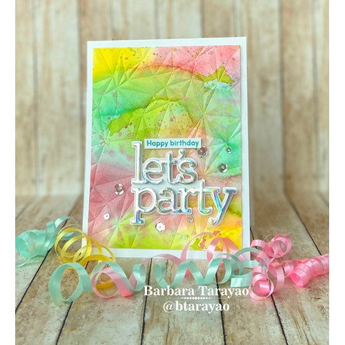 Simon Says Stamp! Simon Says Stamp Embossing Folder CRYSTAL DISTORTION sf235