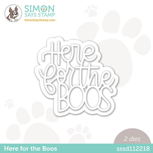 Simon Says Stamp! Simon Says Stamp HERE FOR THE BOOS Wafer Dies sssd112218