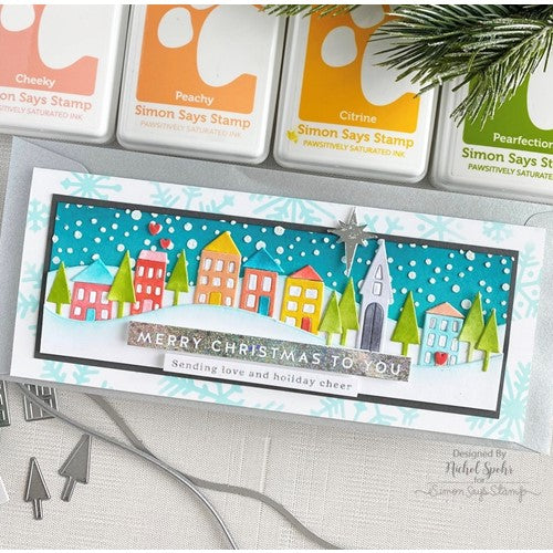 Simon Says Stamp! Simon Says Stamp SLIMLINE SNOWBANKS Wafer Dies sssd112421