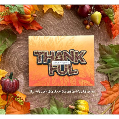 Simon Says Stamp! CZ Design Wafer Dies CHUNKY THANKFUL czd144