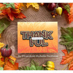 Simon Says Stamp! CZ Design Wafer Dies CHUNKY THANKFUL czd144