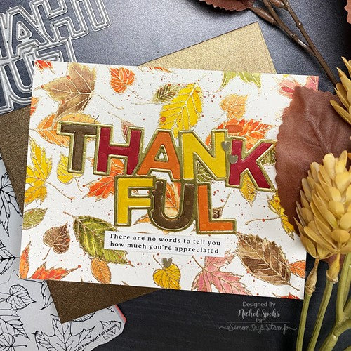 Simon Says Stamp! CZ Design Wafer Dies CHUNKY THANKFUL czd144 | color-code:ALT2