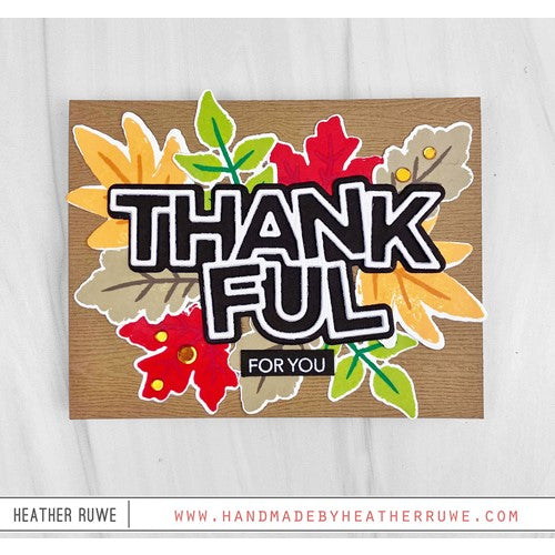 Simon Says Stamp! CZ Design Wafer Dies CHUNKY THANKFUL czd144 | color-code:ALT3