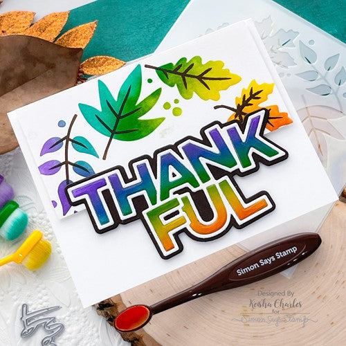 Simon Says Stamp! CZ Design Wafer Dies CHUNKY THANKFUL czd144 | color-code:ALT4