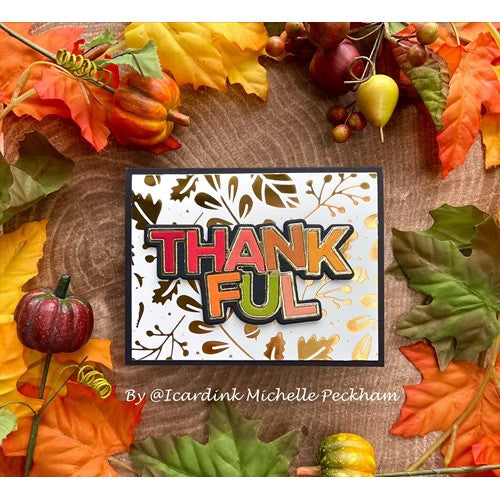 Simon Says Stamp! CZ Design Wafer Dies CHUNKY THANKFUL czd144