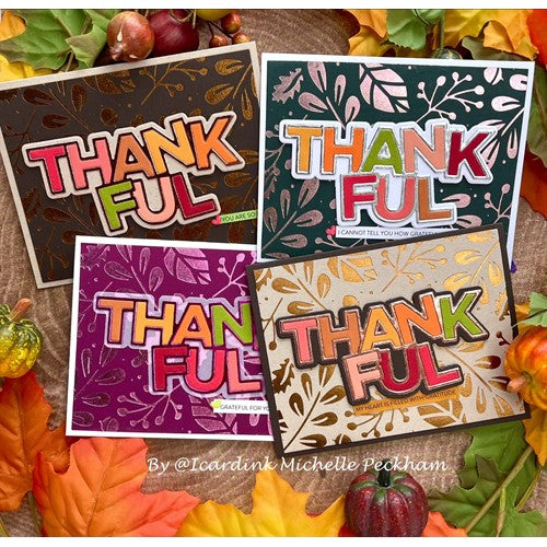 Simon Says Stamp! CZ Design Wafer Dies CHUNKY THANKFUL czd144