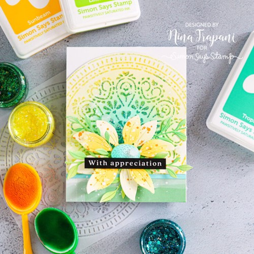 Simon Says Stamp! Simon Says Stamp ETCHED LAYERED DAISY Wafer Dies s711 | color-code:ALT6