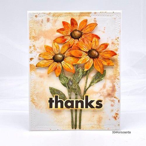Simon Says Stamp! Simon Says Stamp ETCHED LAYERED DAISY STEM Wafer Dies s710