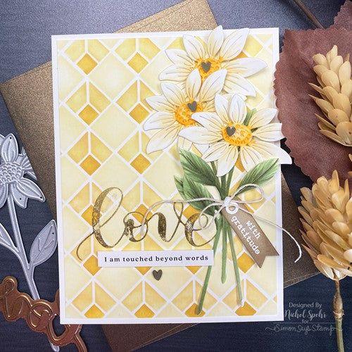 Simon Says Stamp! Simon Says Stamp ETCHED LAYERED DAISY STEM Wafer Dies s710 | color-code:ALT2
