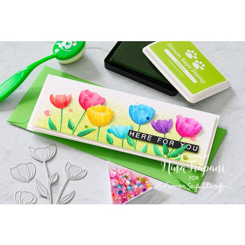 Simon Says Stamp! Simon Says Stamp ETCHED CROCUS STEMS Wafer Dies s719 | color-code:ALT0