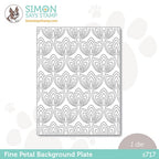 Simon Says Stamp! Simon Says Stamp FINE PETAL BACKGROUND PLATE Wafer Die s717