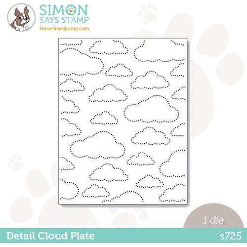 Simon Says Stamp! Simon Says Stamp DETAIL CLOUD PLATE Wafer Die s725