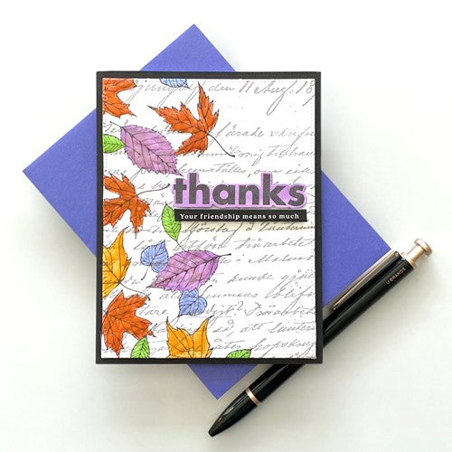 Simon Says Stamp! Simon Says Cling Stamp PEEL APART LEAVES sss102349