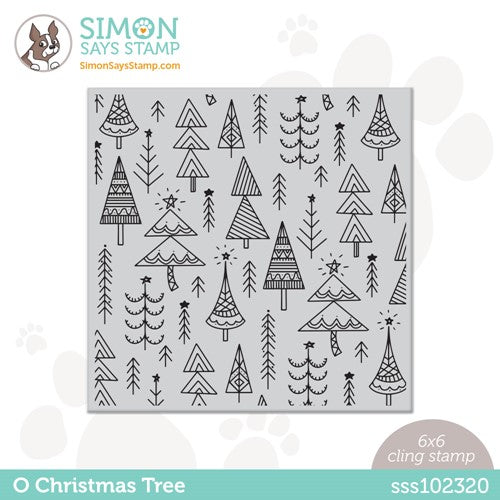 Simon Says Stamp! Simon Says Cling Stamp O CHRISTMAS TREE sss102320
