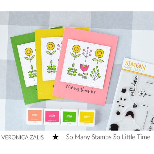 Simon Says Stamp! Simon Says Clear Stamps PRINTMAKING FLORALS sss202359