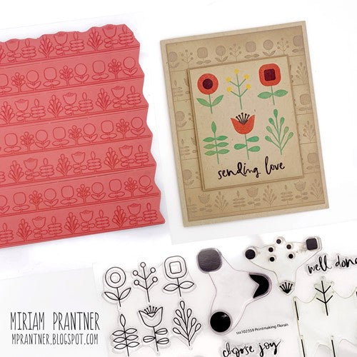 Simon Says Stamp! Simon Says Clear Stamps PRINTMAKING FLORALS sss202359